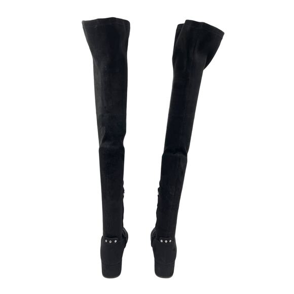 Dolce Vita Jimmy Boot Black Stella Suede Over the Knees Thigh High - Picture 12 of 12